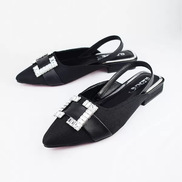 Mule pour femme BS01 NOIR..................  miniature